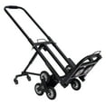 thumbnail image 6 of Folding Hand Truck, Foldable Stair Climbing Dolly Cart Portable Climbing Cart with Telescoping Handle, Stair Climber Hand Truck with 10 Wheels 330 LBS for Warehouses, Shopping Malls, 6 of 17