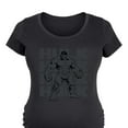 thumbnail image 3 of Marvel Hulk - Monochrome - Maternity Scoop Neck Graphic T-Shirt, 3 of 5