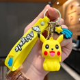 thumbnail image 5 of Llavero Kawaii de Pokémon, muñeco de Pikachu de dibujos animados, colgante, llavero de mochila, adornos, accesorios, joyería, regalos para amigos, 5 of 5