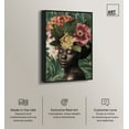 thumbnail image 2 of Embrace In Tropical Canvas Glam Women Art by Art Remedy, Black Frame, 30" x 45", 2 of 7