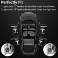 thumbnail image 3 of Brand-new Door Projector Light Welcome Light Step Light For Tesla Model 3 Model Y Model S Model X Car Door Light Tesla Light Tesla Accessories, 4 Pc, 3 of 5