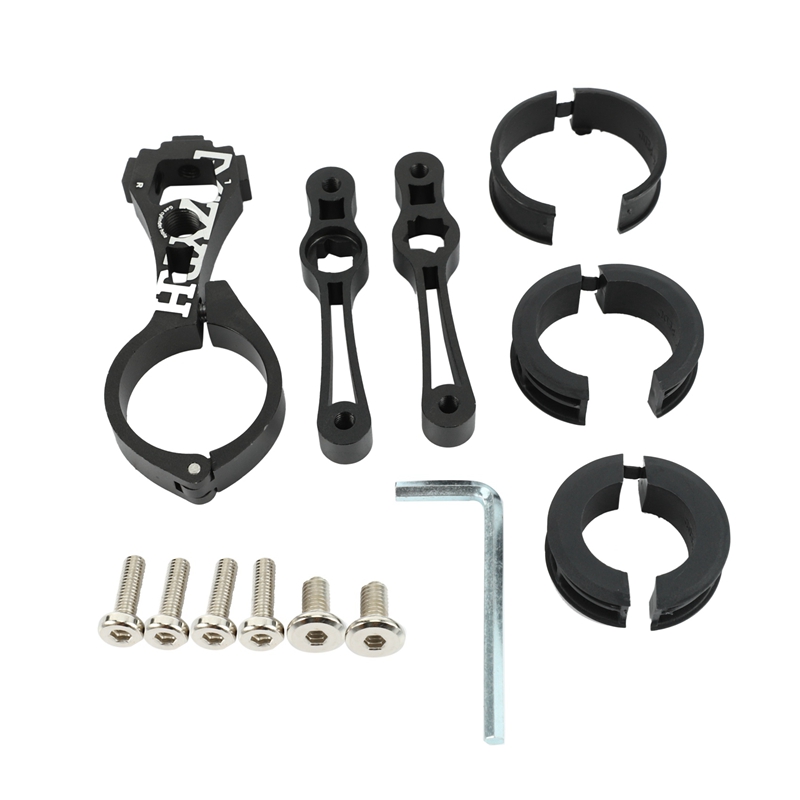 Bicycle Double Water Cage Holder Mount Adapter Adjustable Compatible