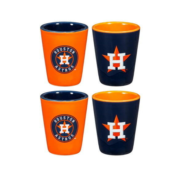Houston Astros Four-Pack Shot Glass Set