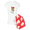 thumbnail image 1 of CafePress - I Heart (Love) French Fries - Women's Light Pajamas, 1 of 1