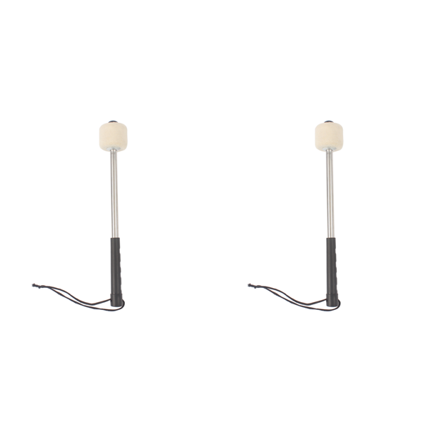 Baquetas Tambor Con Cabeza Fieltro Accesorios para Instrumentos Musicales Bateristas