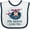 White and Navy, variant on Inktastic Nonni Loves Me Baby Bear Boys Baby Bib