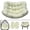 Beige, variant on JIAN YA NA Double Hanging Egg Chair Cushion Replacement, Outdoor Rocking Chair Cushions, 2-Person Papasan Seat Pad for Patio, Balcony, Garden (44 x 39 x 4 inch, Black)