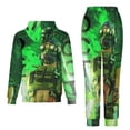 thumbnail image 2 of Apex Legends Octane Unisex Adult Sweatsuits Hoodie & Sweatpants Long Sleeve Hooded Sweatshirt Matching Joggers Tracksuit Sets 3XL, 2 of 9