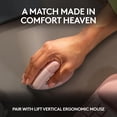 thumbnail image 4 of Logitech Wave Keys Wireless Ergonomic Keyboard with Cushioned Palm Rest, Comfortable Natural Typing, Easy-Switch, Bluetooth, Logi Bolt Receiver, for M, 4 of 10