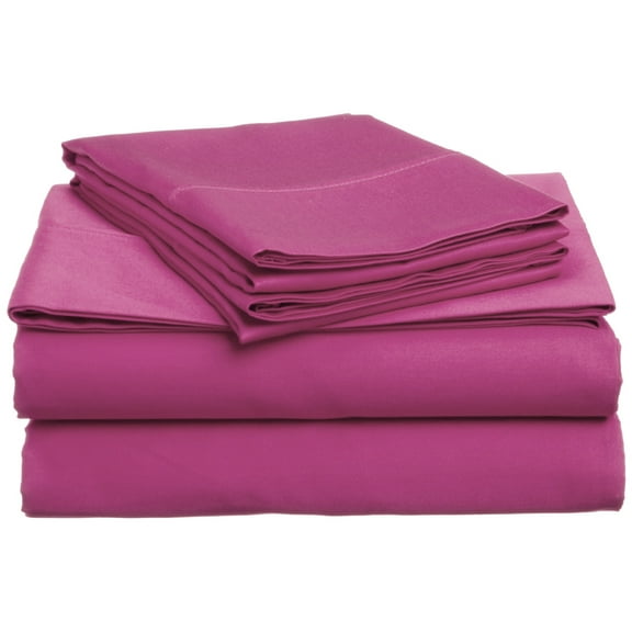Lilac Twin Size Microfiber Sheet Sets: One Pillowcase, 10" Drop