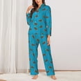 thumbnail image 2 of Sikiie Sea Turtle Women's Long-Sleeve Shirt and Full-Length Bottom Pajama Set (s-xxl)-XX-Large, 2 of 7
