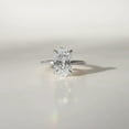 thumbnail image 2 of solitaire jewels 3.75CT Oval Moissanite Solitaire Engagement Ring For Women, 14K White Gold, 2 of 7