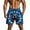 Blue#men workout shorts, variant on UVEASISHA Men Board Shorts Funny Printed Drawstring Summer Beach Shorts Breathable Lightweight Loose Fit Swim Trunks with Pockets Green S