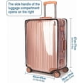 thumbnail image 2 of Funda transparente para maleta de PVC, protector lavable para maleta, 2 of 5