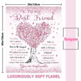 thumbnail image 4 of Sunyuer Best Friend Birthday Gifts, Bestie Gifts Blanket 60"x 50", BFF Gifts, Soul Sister Graduation Gifts Ideas for Women, Friendship Unique Gifts, My Best Friend Blanket, 4 of 7