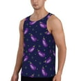thumbnail image 2 of Yiaed Eggplant Print Mens Compression Shirt Slimming Body Shaper Vest Workout Tank Tops Abs Abdomen Undershirts-XX-Large, 2 of 7