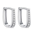 thumbnail image 2 of Pendientes tipo botón de plata fina 925 con circonita AAA para mujer, accesorios de joyería exquisitos de alta calidad para estudiante y novia, regalo de corazón, 2 of 2