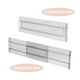 thumbnail image 2 of Divisores de cajones ajustables, separadores de cajones de cocina expandibles, organizadores para utensilios, herramientas, ropa, calcetines, tocador y ropa interior, 2 of 7