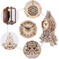 thumbnail image 3 of Rompecabezas de madera 3D Reloj de péndulo mecánico de madera, Rompecabezas de reloj de péndulo de madera 3D, Juego de construcción de madera para adultos, Idea de regalo creativa TUNC Sencillez, 3 of 5