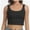 Black, variant on Tank Top for Women Square Neckline Sleeveless Trendy Sexy Tops Slim Fitted Summer Yoga Tops
