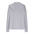 thumbnail image 4 of SHTXOZHI Veste Athlétique Légère pour Femmes Protection Solaire Fermeture Éclair Complète Manches Longues Chandails à Capuchon Randonnée Extérieur, 4 of 7