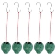 thumbnail image 1 of 5 macetas de múltiples aberturas para suculentas, de plástico, colgantes para jardín, redondas, para hidropónicos, con autorriego, para interior, color verde, 1 of 7