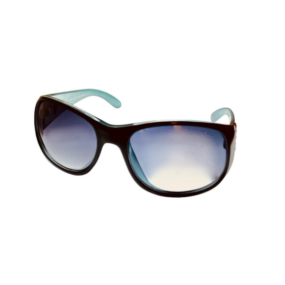 Esprit Womens Sunglass Black Blue Rectangle Plastic, Gradient Lens ET19213 543