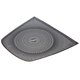 thumbnail image 2 of Cubiertas decorativas para altavoces rejilla de altavoz autoadhesiva de larga duración a prueba de herrumbre 85x76 pulgadas negro + plateado para X6 F16 2015-2018 ANGGREK Otros, 2 of 8