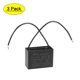 thumbnail image 1 of Capacitores de ventilador de techo CBB61 de 6uF 350V AC 2 cables Uxcell, paquete de 3, 1 of 6