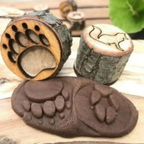9pcs Animal Tracks Stamps Mould Animal Footprints Engrave Wooden Children Toys Muddy Ground Sno 3845