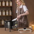 thumbnail image 1 of Wax Melter For Candle Making, 10.6 Qts, Fast And Even Heating, With Easy Pour Spout And Temp Digital Display, Hourglass Base For Non-Stick Smooth Flow, Wax Melting Pot For Making Candles Soaps, 1 of 10