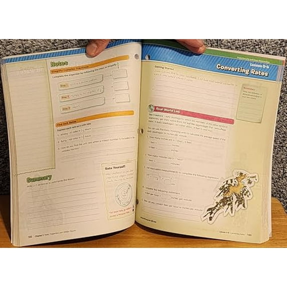 Pre-Owned Glencoe Math Accelerated 2017, Interactive Study Guide (Math Applic & Conn Crse) Paperback