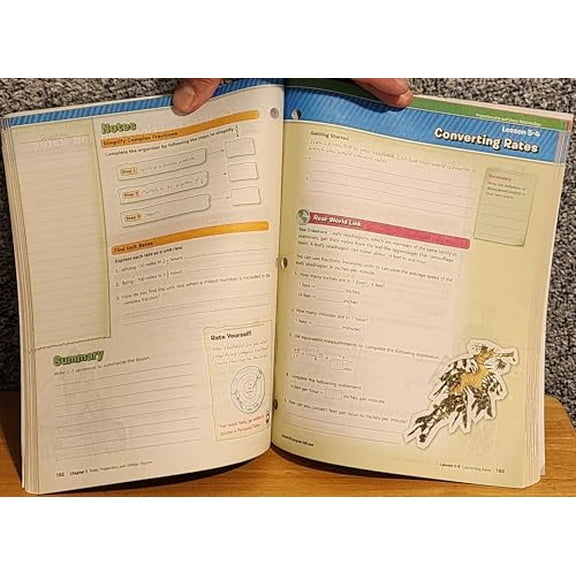 Pre-Owned Glencoe Math Accelerated 2017, Interactive Study Guide (Math Applic & Conn Crse) Paperback