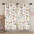 thumbnail image 5 of Blackout Kids Curtains,Halloween Cute Ghosts with Boo Childrens Insulated Curtains Set Of 2,Bedroom Essentials,Toddler Room Decor 52"x63", 5 of 5
