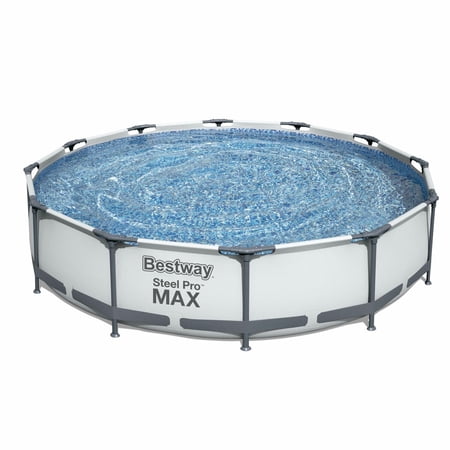 Bestway Steel Pro Max 12  x 30  Frame Above Ground Pool Set w/ Pump (Open Box)
