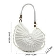 thumbnail image 5 of Osdhezcn Handwoven Crossbody Bag for Women Trendy Shoulder Bag Stylish Handbag Dating Bag Seashells Bag Crochet Shell Purse, 5 of 20