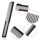 thumbnail image 4 of Peine de Peluquero Comb Comb Peines Cabello Ideal para Cortes de Y Flattops () , Rojo rojo1, 4 of 8