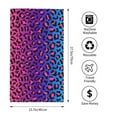 thumbnail image 4 of Kll Leopard Neon Rainbow Gradient Ultra Absorbent & Soft Hand Towels For Bath, Hand, Face, Gym And Spa-27.5x16in, 4 of 9