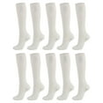 thumbnail image 1 of 5 Paires de Chaussettes de Compression Hauteur Genou pour Hommes et Femmes pour Course Randonnée Infirmières Grossesse, 1 of 3
