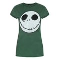 thumbnail image 1 of Nightmare Before Christmas Womens Jack Skellington Reverse Seam T-Shirt, 1 of 2