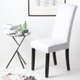 thumbnail image 4 of AMERTEER Removable Washable Short Dining Chair Protector Cover Seat Slipcover for Hotel Dining Room Ceremony, 4 of 4