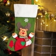 thumbnail image 4 of EUDIDV Christmas Ornaments Personalized Christmas Stockings Christmas Stockings With Names 18in Stockings With Santa Snowman And Reindeer Designs Custom Stockings For Holiday Decor Xmas Tree Decor, 4 of 7