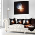 thumbnail image 3 of Designart Kiss Between Two Planets - Spacescape Throw Pillow - 18x18, 3 of 5