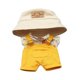 thumbnail image 2 of Camisa y pantalones de muñeco de peluche para vestir, ropa de bricolaje para niños, moda educativa con sombrero, haz tus propias muñecas de 5,91 pantalones amarillos, 2 of 8