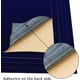 thumbnail image 3 of 12 hojas de fieltro adhesivo de tela de terciopelo (azul medianoche), 11,5 x 15,5 pulgadas, autoadhesivas, duraderas y resistentes al agua, ideales para múltiples usos., 3 of 9