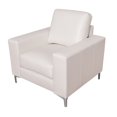 thumbnail image 4 of CorLiving Cory White Bonded Leather Chair, 4 of 5