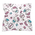 thumbnail image 3 of Hello Kitty Silk Satin Square Head Scarf - Square Head Scarves for Women Hair Kerchief Bandanas Sleeping Head Wraps, 3 of 8