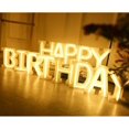 thumbnail image 3 of shiyou-Hadefa Neon Letter Lights 26 Alphabet Letter Light Up Letters Sign for Night Light, USB/Battery Powered, Yellow ABS Plastic, Modern Style, Wedding Decoration, 3 of 4