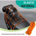 thumbnail image 2 of HUGFEGWE Motorcycle Cargo Net, 15.7"x15.7" Heavy Duty Bungee Net with 6 Adjustable Plastic Hooks, High-Elastic Storage Cargo Rack Net for Motorcycle Helmet Storage Fits Motorcycle, U2537-6242, 2 of 7