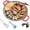 36cm/14.2inch, variant on Comal Electrico Para Tortillas, Non-Stick Electric Indoor Grill Pan, Portable Electric Bbq Grill Indoor Smokeless Non-Stick Grill Pan Adjustable Temperature for Burgers, Bbq (30cm/11inch)